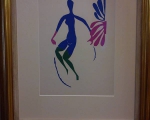 Lithografie von Henri Matisse, gerahmt im Echtgoldrahmen.jpg