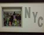 New York Bild mit individuellem Passepartout